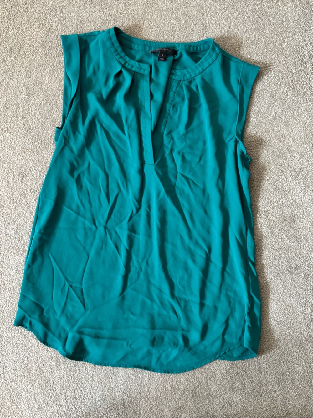 Sleeveless J Crew Blouse